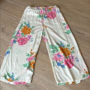 Z Supply floral rayon drawstring pant